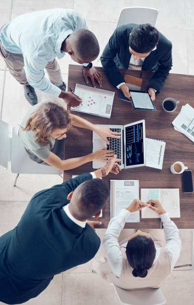 planning-project-management-and-marketing-with-business-people-in-meeting-for-research